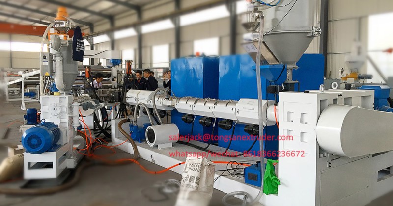plastic sheet extruder machine
