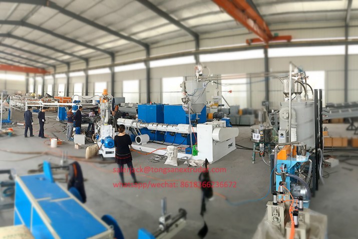 plastic sheet extrusion line