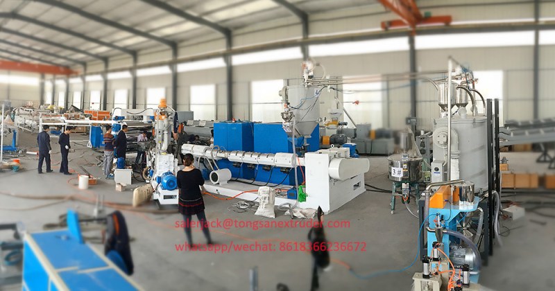 plastic sheet extrusion line