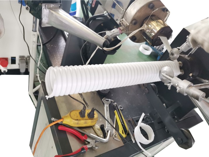 Plastic Flexible Air Conditioner Exhaust Hose Pipe Making Machine