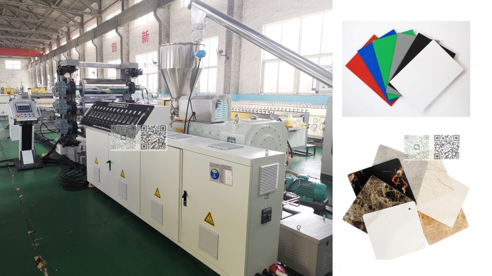 Machine de Fabrication de Plaque PVC