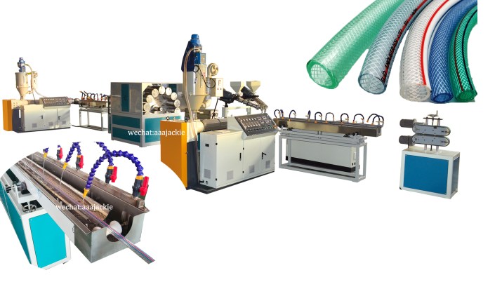 PVC braided hose pipe machine