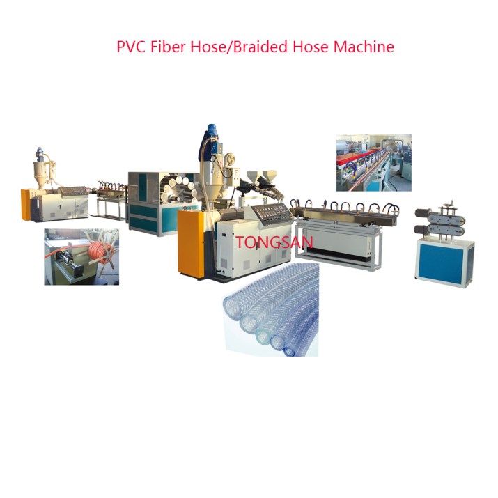 PVC fiber reinforced hose machine