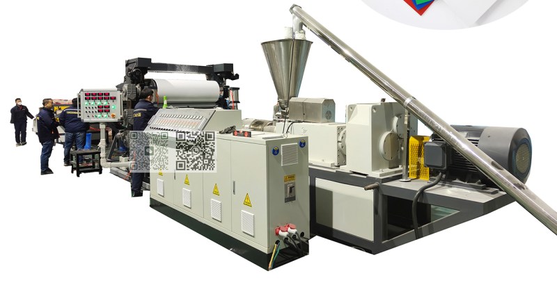 PVC free foam adveritsing sheet machine