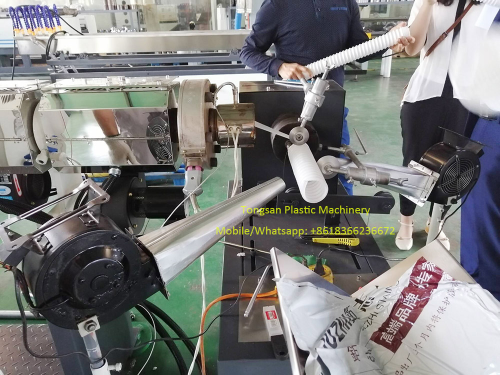 PP steel wire hose making machine