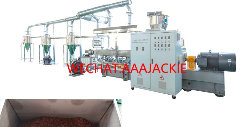 wood plastic WPC granulating pelletizing machine