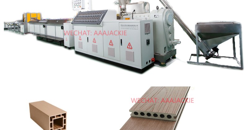 WPC Fence Railing Pillar Machine