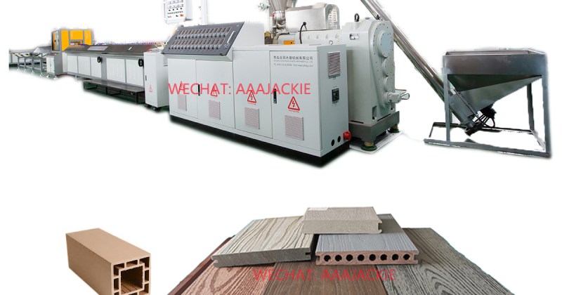 WPC decking machine