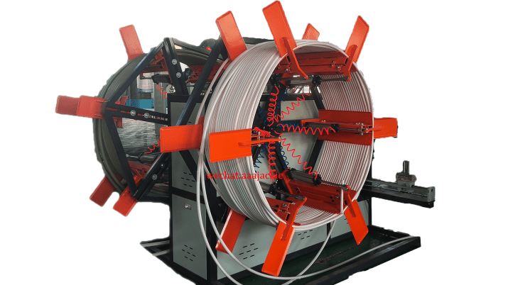 HDPE pipe winder
