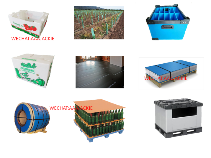 PP corrugated sheet application